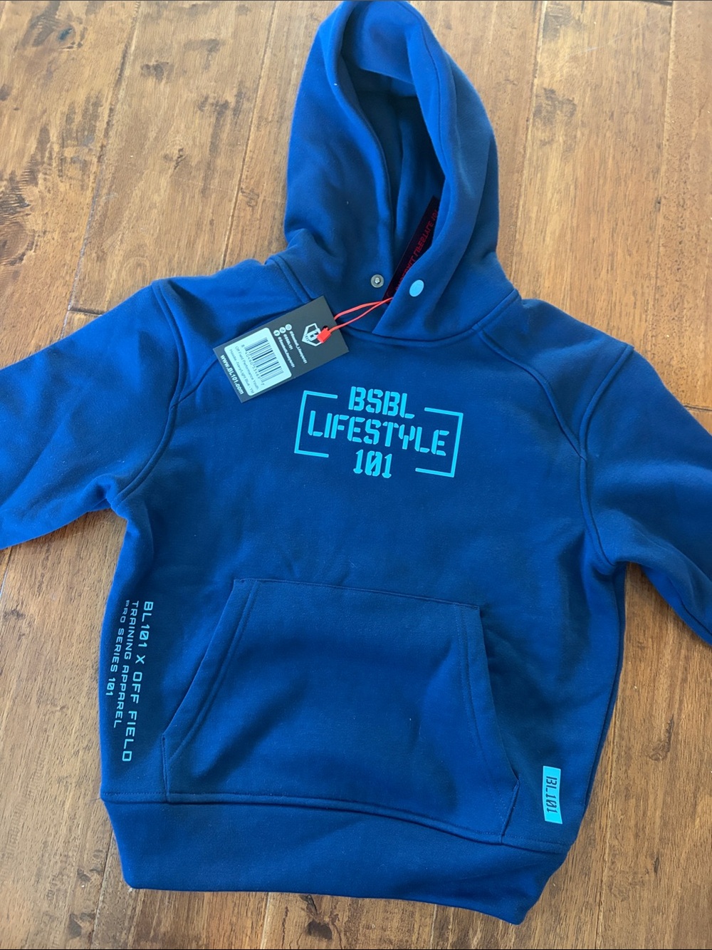 BSBL Lifestyle 101 Kids' Royal Blue Hoodie